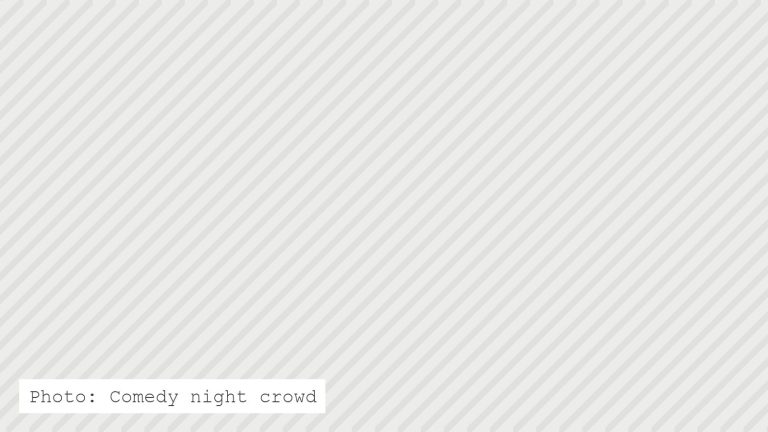 Comedy night crowd